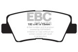 EBC 09-11 Hyundai Azera 3.3 Ultimax2 Rear Brake Pads thumbnail 5
