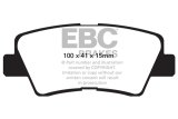 EBC 09-11 Hyundai Azera 3.3 Ultimax2 Rear Brake Pads thumbnail 7