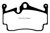 EBC 09-12 Porsche Boxster (Cast Iron Rotors only) 2.9 Bluestuff Rear Brake Pads thumbnail 1