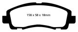 EBC 09-14 Acura TL 3.5 Redstuff Front Brake Pads thumbnail 2