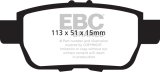 EBC 09-14 Acura TL 3.5 Yellowstuff Rear Brake Pads thumbnail 6