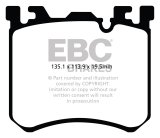 EBC 10-13 BMW X5M 4.4 Twin Turbo Redstuff Front Brake Pads thumbnail 1