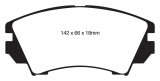 EBC 10+ Buick Allure (Canada) 3.0 Redstuff Front Brake Pads thumbnail 2
