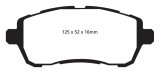 EBC 10+ Ford Fiesta 1.6L (Excl ST) Yellowstuff Front Brake Pads thumbnail 1