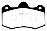 EBC 10+ Lotus Evora 3.5 Redstuff Front Brake Pads thumbnail 1