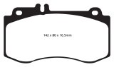 EBC 10+ Mercedes-Benz E350 3.5 AMG Sport Package Yellowstuff Front Brake Pads thumbnail 2