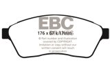 EBC 10-11 Cadillac SRX 2.8 Turbo Redstuff Front Brake Pads thumbnail 7