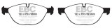 EBC 10-14 BMW X5 4.4 Twin Turbo (50) Greenstuff Front Brake Pads thumbnail 6