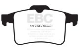 EBC 10-15 Jaguar XF 5.0 Supercharged (470) Redstuff Rear Brake Pads thumbnail 5