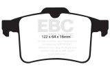 EBC 10-15 Jaguar XF 5.0 Supercharged (470) Redstuff Rear Brake Pads thumbnail 7