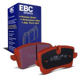 EBC 11 Audi A6 2.0 Turbo Redstuff Rear Brake Pads thumbnail 3