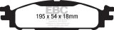 EBC 11+ Ford Explorer 2.0 Turbo 2WD Ultimax2 Front Brake Pads thumbnail 4