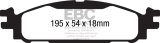 EBC 11+ Ford Explorer 2.0 Turbo 2WD Ultimax2 Front Brake Pads thumbnail 5