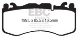 EBC 12+ Aston Martin Vantage 4.7 Yellowstuff Front Brake Pads thumbnail 3