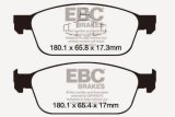 EBC 12+ Ford Focus 2.0 Turbo ST Ultimax2 Front Brake Pads thumbnail 2