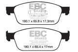 EBC 12+ Ford Focus 2.0 Turbo ST Ultimax2 Front Brake Pads thumbnail 5