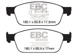 EBC 12+ Ford Focus 2.0 Turbo ST Yellowstuff Front Brake Pads thumbnail 2