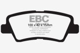 EBC 12+ Hyundai Accent 1.6 Greenstuff Rear Brake Pads thumbnail 4