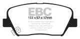 EBC 12+ Hyundai Azera 3.3 Yellowstuff Front Brake Pads thumbnail 6