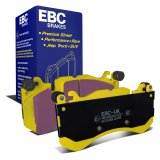 EBC 12+ Maserati Quattroporte 3.8 Twin Turbo Yellowstuff Front Brake Pads thumbnail 2