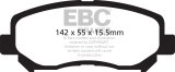 EBC 12+ Mazda CX-5 2 Greenstuff Front Brake Pads thumbnail 1