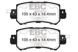 EBC 12+ Mazda CX-5 2 Greenstuff Rear Brake Pads thumbnail 1