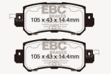 EBC 12+ Mazda CX-5 2 Yellowstuff Rear Brake Pads thumbnail 4