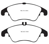EBC 12+ Mercedes-Benz C250 Coupe 1.8 Turbo Sport Edition Greenstuff Front Brake Pads thumbnail 2