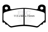 EBC Racing 08-11 Lotus Exige 1.8L Supercharged (240) RP-X Front Brake Pads thumbnail 2