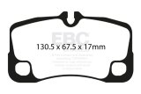 EBC Racing 09-12 Porsche 911 (997) Carrera 2 3.6L (Cast Iron Rotor Only) RP-X Rear Brake Pads thumbnail 2