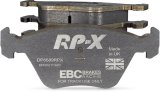 EBC Racing 13-14 Audi RS7 4.0L Twin Turbo (Cast Iron Rotors w/Round Weights) RP-X Front Brake Pads thumbnail 5