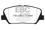 EBC 12-15 Hyundai Veloster 1.6 Turbo Redstuff Front Brake Pads thumbnail 5