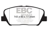 EBC 12-15 Hyundai Veloster 1.6 Turbo Redstuff Front Brake Pads thumbnail 6