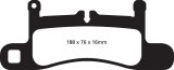 EBC 12-15 Porsche 911 (991) (Cast Iron Rotor only) 3.4 Carrera Yellowstuff Rear Brake Pads thumbnail 1