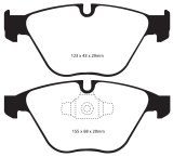 EBC 13+ BMW X1 2.0 Turbo (28i) Redstuff Front Brake Pads thumbnail 2