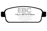 EBC 13+ Buick Encore 1.4 Turbo Redstuff Rear Brake Pads thumbnail 3