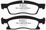 EBC 13+ Dodge Durango 5.7 Greenstuff Front Brake Pads thumbnail 4