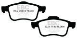 EBC 13+ Fiat 500L 1.4 Turbo Ultimax2 Front Brake Pads thumbnail 4
