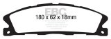 EBC 13+ Ford Explorer 3.5 Twin Turbo 4WD Ultimax2 Front Brake Pads thumbnail 6