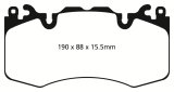 EBC 13+ Land Rover Range Rover 3.0 Supercharged Greenstuff Front Brake Pads thumbnail 2