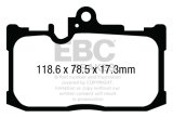 EBC 13+ Lexus GS350 3.5 F-Sport RWD Redstuff Front Brake Pads thumbnail 3
