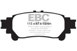EBC 13+ Lexus GS350 3.5 RWD Redstuff Rear Brake Pads thumbnail 6