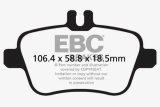 EBC 13+ Mercedes-Benz CLA250 2.0 Turbo Yellowstuff Rear Brake Pads thumbnail 5