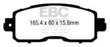 EBC 13+ Nissan Altima 2.5 (L33) Sedan Greenstuff Front Brake Pads thumbnail 5