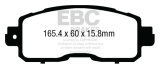 EBC 13+ Nissan Altima 2.5 (L33) Sedan Yellowstuff Front Brake Pads thumbnail 5