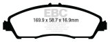 EBC 14+ Acura MDX 3.5 Greenstuff Front Brake Pads thumbnail 3
