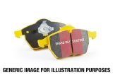 EBC 2014+ Audi A3 1.8 Turbo (w/Electronic Parking Brake) Yellowstuff Rear Brake Pads thumbnail 8