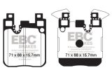 EBC 14+ BMW 228 Coupe 2.0 Turbo Brembo calipers Greenstuff Rear Brake Pads thumbnail 4