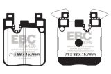 EBC 14+ BMW 228 Coupe 2.0 Turbo Brembo calipers Greenstuff Rear Brake Pads thumbnail 5