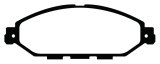 EBC 14+ Infiniti QX60 3.5 Greenstuff Front Brake Pads thumbnail 4